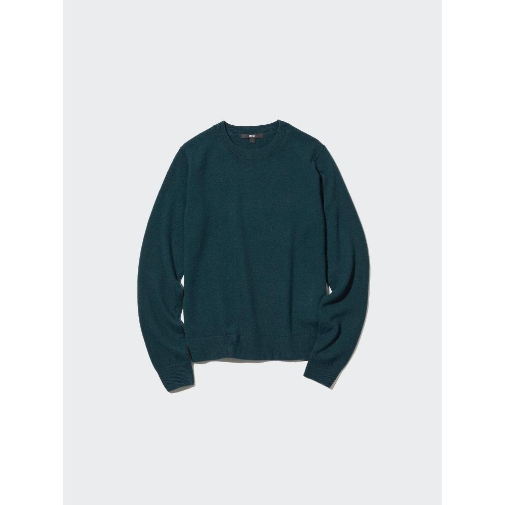 Uniqlo Кашемировый свитер с круглым вырезом