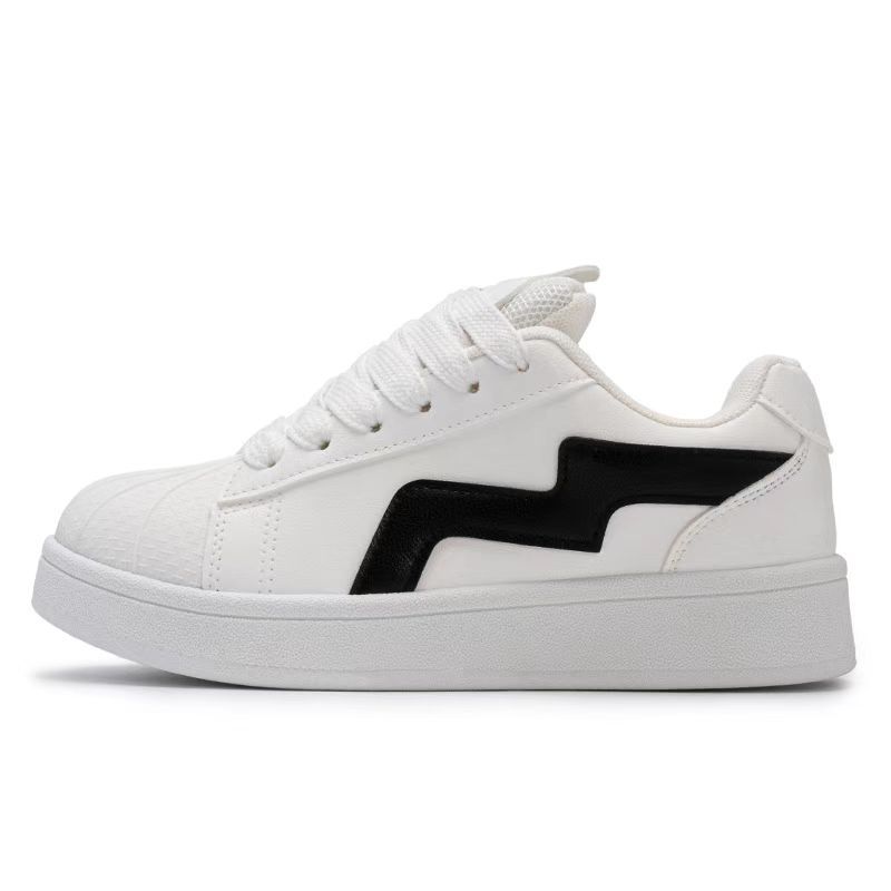 2025 весна новая оригинальная нишевая обувь с ракушечным носком, белые кроссовки, женские, универсальная повседневная обувь для скейтборда, модная трендовая обувь