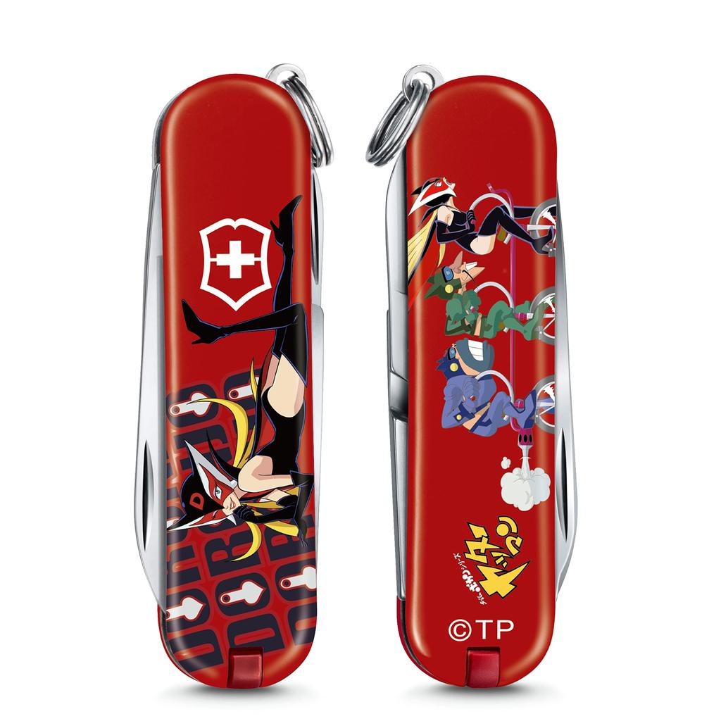 VICTORINOX Classic Yatterman Collection Dronbow Swiss Army Knife Нож для предотвращения стихийных бедствий Ножницы для кемпинга на открытом воздухе с плоской отверткой