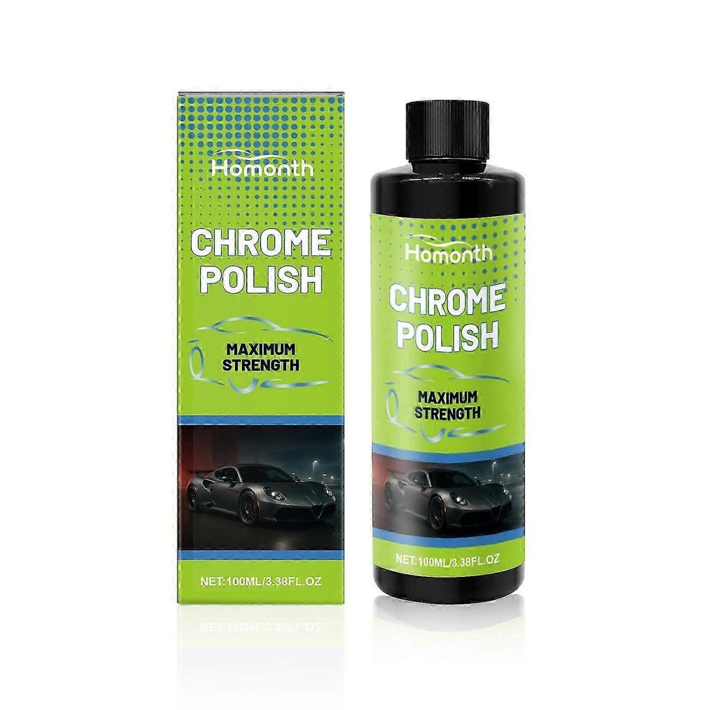 Car Metal Polishing Agent - 3-in-1 Cleaner, Polisher & Protector for Ultimate Shine | Easy Application, Stubborn Stain Removal, Anti-Fouling Protectio