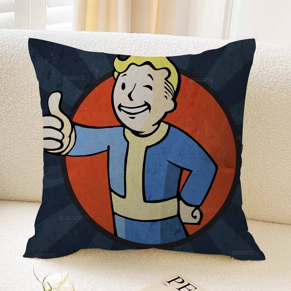 Game Vault Tec F-Fallout Cushion Cover Polyester Sofa Cushions Decorative Throw Pillows Home Decoration Pillowcover
