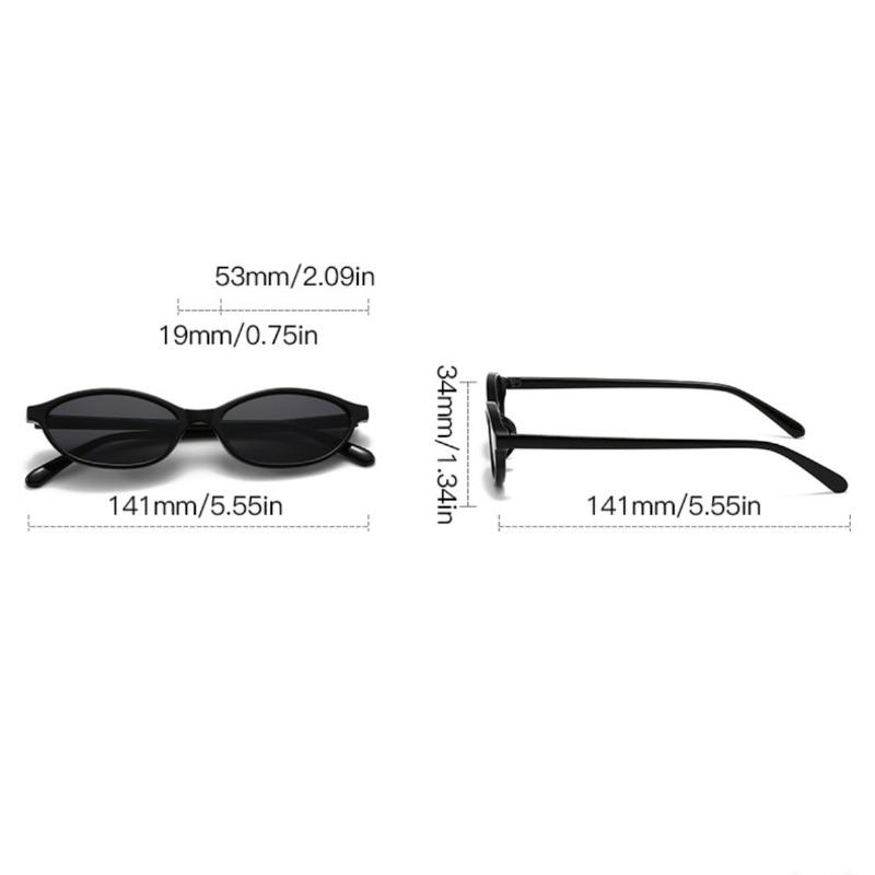 3 шт. Винтажные очки в овальной оправе, подходящие как для мужчин, так и для женщин, повседневные и универсальные, идеально подходящие для вечеринок, идеальный выбор для подарка