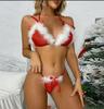 2022 Европейский и американский сексуальный рождественский комплект бикини-нижнего белья