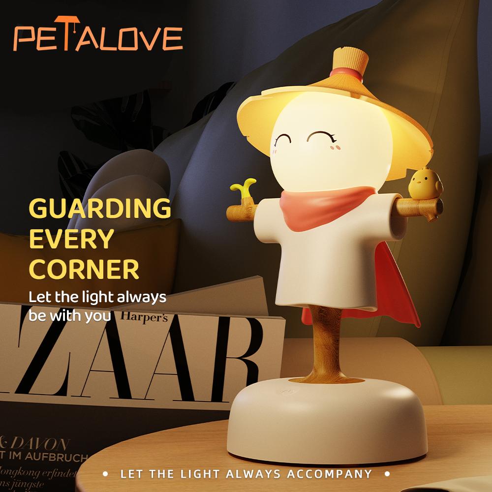 Милый кот ночник мультфильм творческая атмосфера украшения украшения для детской комнаты прикроватная зарядка мягкие светодиодные огни подарок