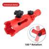 Rotating Head Extension Pole Attachment Holder Multi-Angle Secure Handle Grip  for High Ceiling