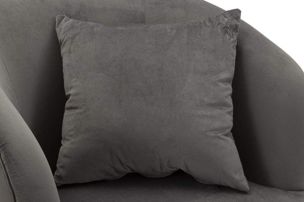 Armchair Silvery With Cushion Cm 73X66X78