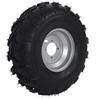 19x78 Tire 8 Inch Blade Shaped Pattern Anti Slip Explosion Proof Tubeless Front Tire with Hub for