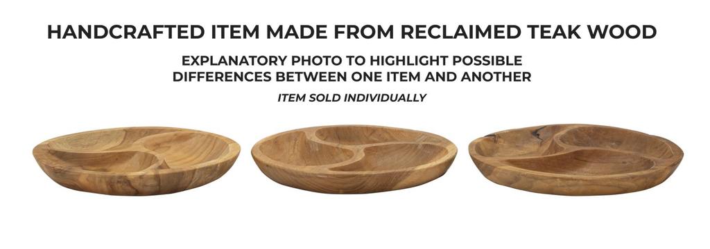 Поднос 3 части Тик См Ø 25.5X3