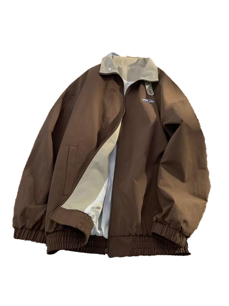 Бейсбольная куртка в американском стиле для мальчиков, новая весенне-осенняя, в стиле bf, свободная, тонкая куртка, повседневный топ