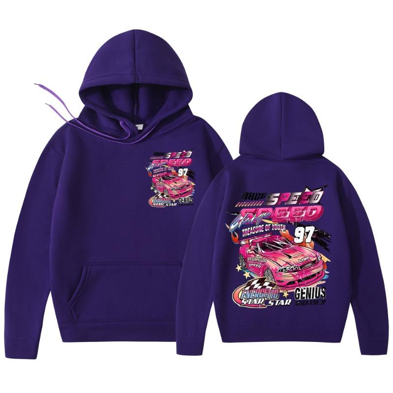 Men Women Autumn Winter Cool Hoodie Car Print Hoody Men Vintage Casual Sweatshirt Long Sleeve Pullovers