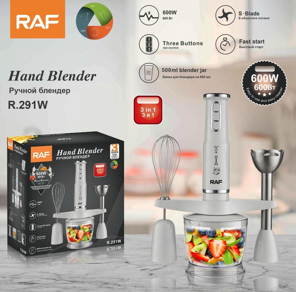 RAF Multi-Functional European Handheld Kitchen Blender & Food Processor