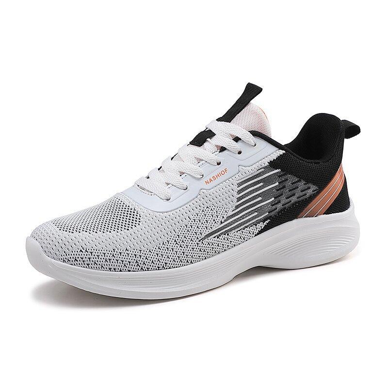 Кроссовки большого размера новые сетчатые дышащие кроссовки легкая и удобная обувь амортизирующие кроссовки