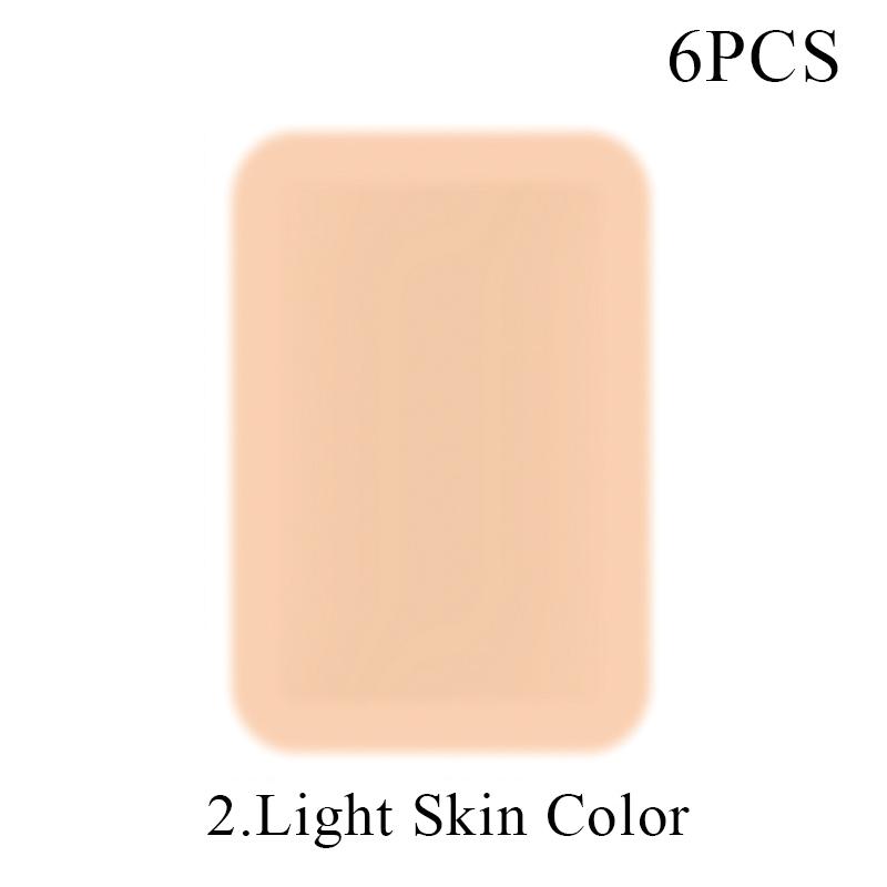 New 6PCS Tattoo Cover Up Skin Color Scar Concealer Sticker Portable Flaw Birthmark Concealing Waterproof Beauty Cosmetic Tools