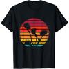 Retro Vintage Sunset Venus Flytrap Carnivorous Plants T-Shirt