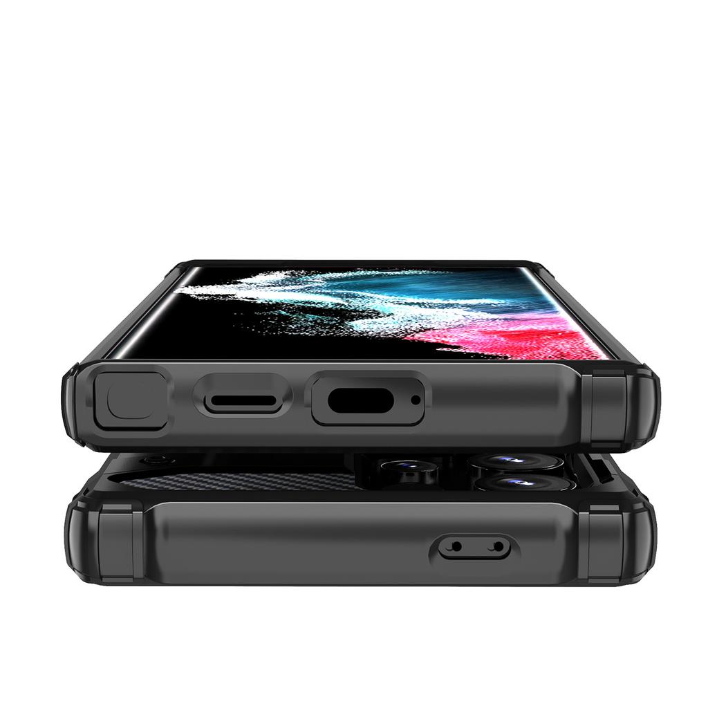 Etui pancerny hybrydowy pokrowiec na Samsung Galaxy S25 Ultra Hybrid Armor - czarny
