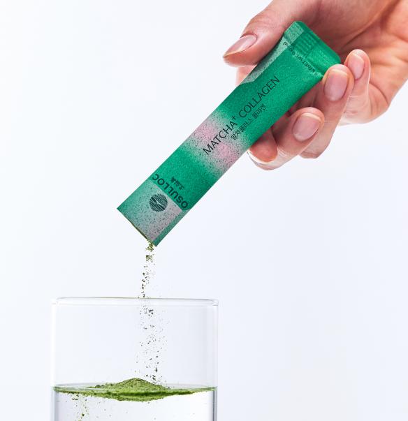 Osulloc Матча Плюс Коллаген 10 Пакетиков Красота Внутреннее Сияние Поддержка Кожи