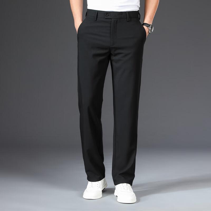Мужские брюки прямого кроя в стиле business casual от Fengxun