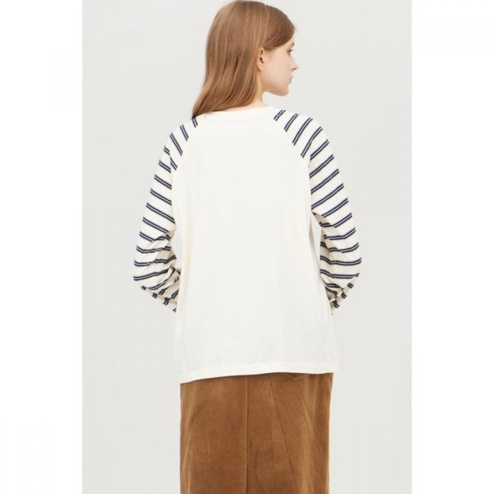 BeneTTon Dog PrinTing Raglan T shirT baTs52561