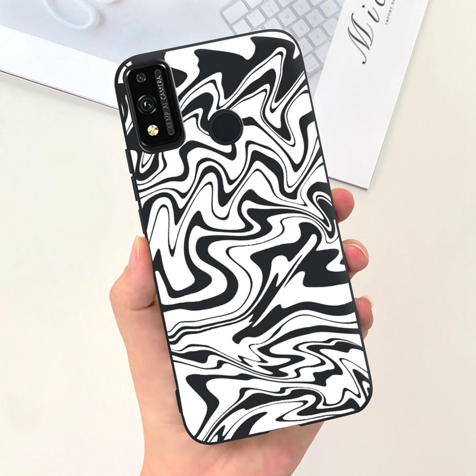 Мягкие силиконовые чехлы для Huawei Honor 9X lite Чехол JSN-L21 JSN-L22 JSN-L23 Coque Fundas Роскошный дизайн с узором Мягкий силиконовый чехол