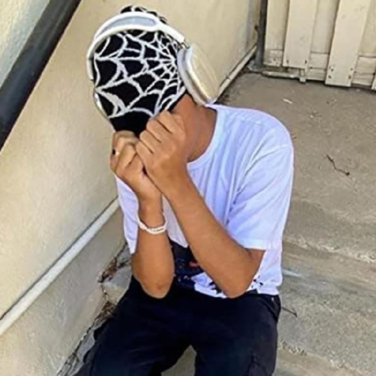 Spider Web Beanie Hat Y2K Beanie Knit Beanie Hat Spider Web Hat Y2k Baggy Slouchy Beanie Cap Skullies Beanie Skull Cap