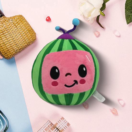 Мягкая плюшевая игрушка-кукла в виде арбуза, подарок для детей, мальчиков и девочек, мягкий полипропиленовый хлопок, наполнитель 3D, веселая фруктовая подушка, подарок для детей