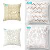 Luxurious Gold Pattern Jeanette Cloth Cushion Cover For Stylish Home Decor