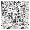 55 Sexy Anime Girl Stickers for DIY - Black and White Water Cup & Phone Decor