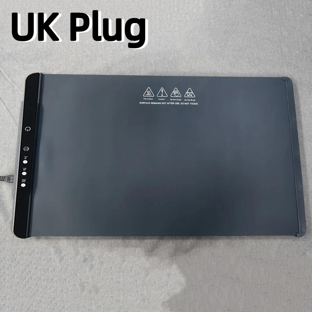 Нескользящий коврик для подогрева пищи с регулируемой температурой, электрический нагревательный поднос, бытовая столовая