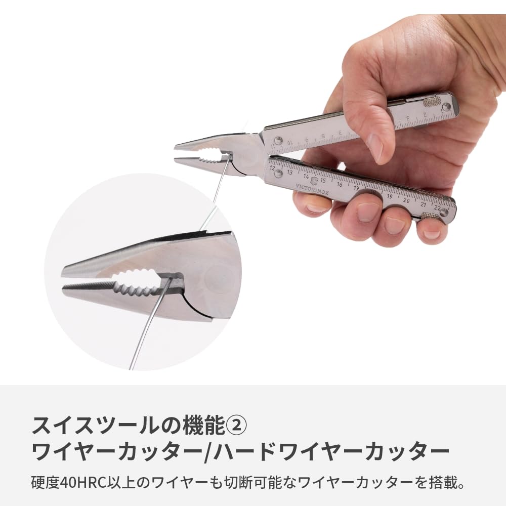 Victorinox Swiss Tool BS с нейлоновым чехлом, многофункциональные ножи, плоскогубцы, швейцарский мультитул с 27 функциями [] 3.0323.3CN