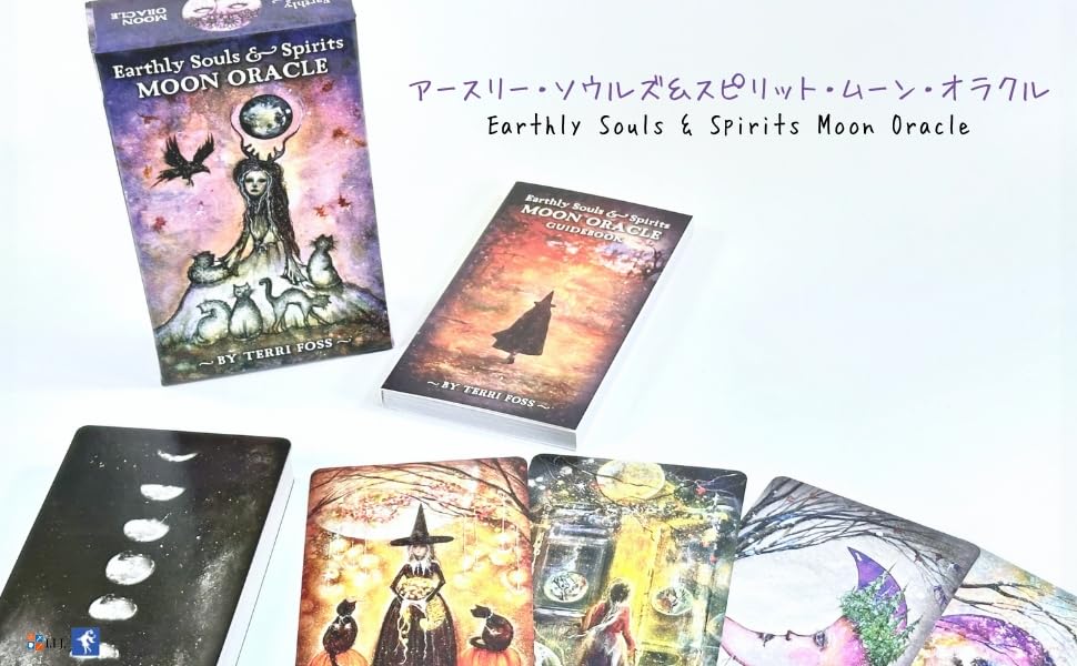 Оракул Карта Английская Аффирмация Гадание Души Духи Луна IIJ [Земной и Оракул] [Подлинный]