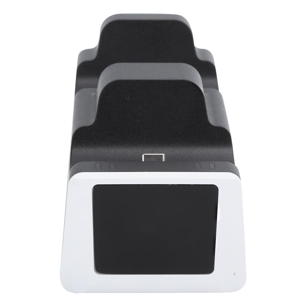 Dual Charger Controller Stand Desktop Charger for PS5 Gaming Console Joystick with LED LightBlack