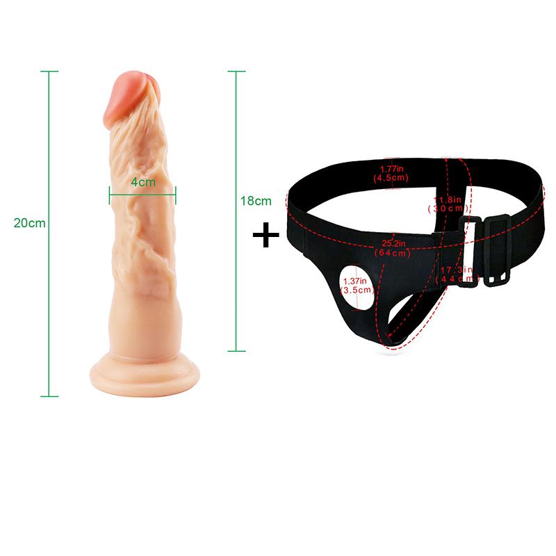 Реалистичный фаллоимитатор с ремешком RUNYU, трусики-дилдо со страпоном, секс-игрушки для геев для лесбиянок, женщин, пар, мужчин, мастурбация для взрослых