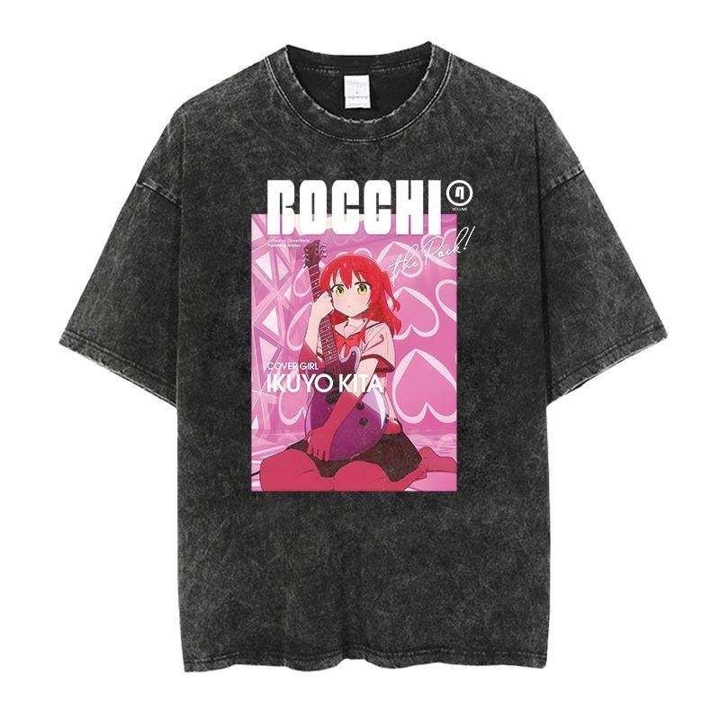 Retro Spider Gym Workout Graphic Washed Black Oversized T-shirts for Women Movie Streetwear Hip Hop Cotton Tops Women Harajuku
