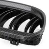 Front Kidney Grill Grilles Carbon Fiber Fit BMW E90/E91 LCI 3 Series 2008-2012