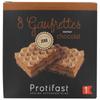 Protifast En-Cas Hyperprotéiné Gaufrettes Chocolat 8 Unités