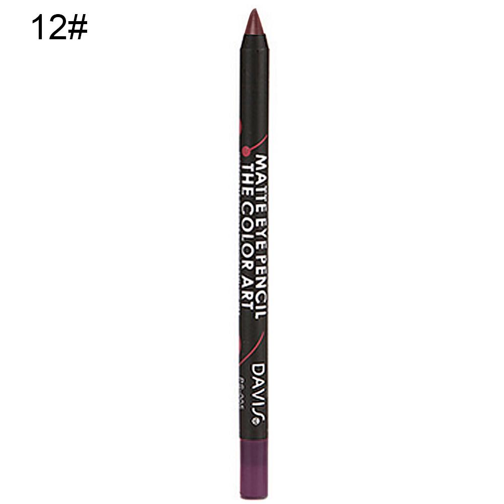 Puntos Водостойкая стойкая помада-карандаш 12 цветов Шелковистая матовая подводка для губ Косметика