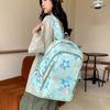 Wind Schoolbag Female Junior High School Student High Value Star Girl Backpack Travel Portable Backpack
