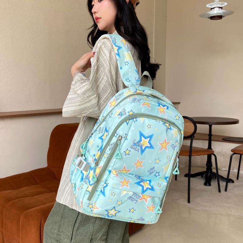 Рюкзак школьный женский для учениц средней школы, высокая ценность, рюкзак для девочки-звезды, дорожный портативный рюкзак