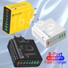 Total 65W USB Type C Charger Multi Ports PD Phone Charger Adapter For iPhone Samsung Xiaomi Multi Port PD Phone Charger