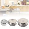 Practical Food Serving Bowl Stainless Steel Rice Bowl with Cover Easy To Clean and Use Tablewares for Everyday Use