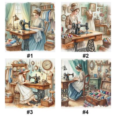 Полный набор для вышивки крестом из эко-хлопка 11CT Printed Sheeting Woman Cross Stitch Art