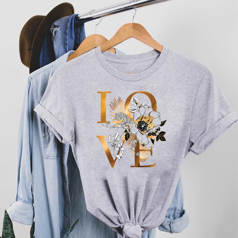 Lovely Tee Top Fashion T Shirt Clothing Casual 90s Butterfly Sweet Cute Short Sleeve Women Print Lady Female Graphic T-shirt