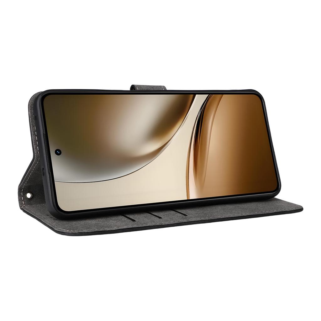 For Realme Neo7x 5G/P3 5G Case Wallet RFID Blocking PU Leather Cover Stand with Strap