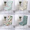 Elastic Merry Christmas Dining Chair Cover Spandex Chairs Slipcover Seat Covers Stretch Wedding Hotel Banquet Home Decoration