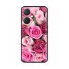 Чехол для Vivo Y27 Y27s Модные Цветы Черный Мягкий Силиконовый Ударопрочный TPU Чехол для Телефона Funda для Vivo Y27 Y 27 Бампер V2249