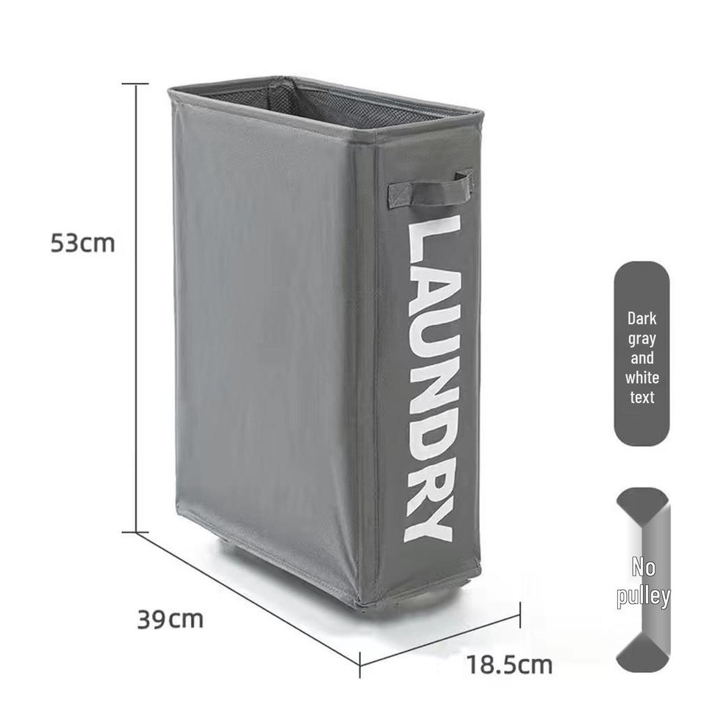 Single Compartment Oxford Cloth Laundry Basket and Storage Box for Bedroom