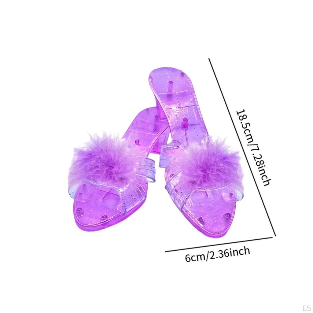 Девочки Портативные и Многофункциональные Туфли Принцессы Слипоны Нарядные для Косплей Вечеринки Дня Рождения