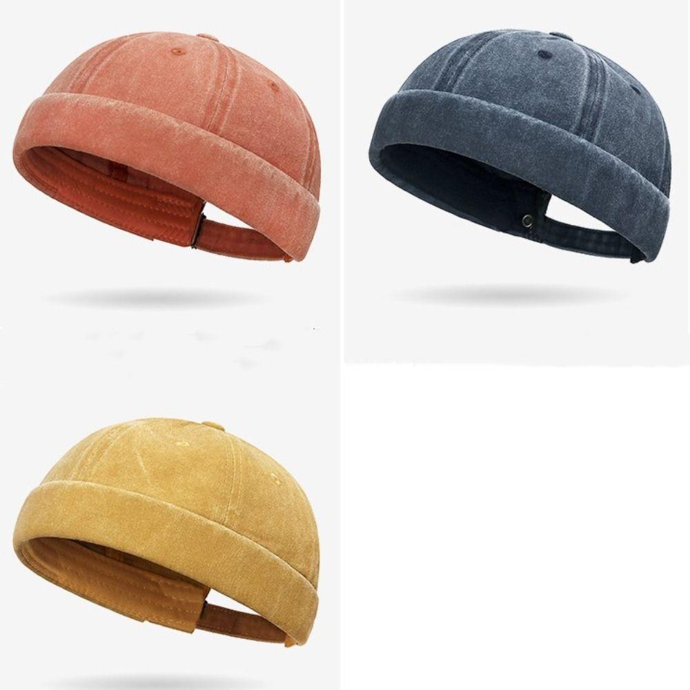 Brimless Beanies Hats Cotton Landlord Hat New Hip Hop Hats  Women