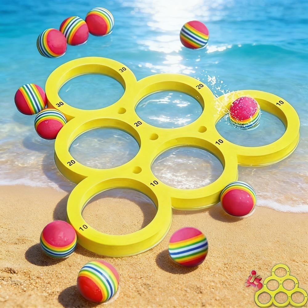 Игрушка для бассейна Fun Splash Водные виды спорта Плавающая игра в бассейне - Прочный материал EVA, Мяч случайного цвета, Идеально для летнего веселья