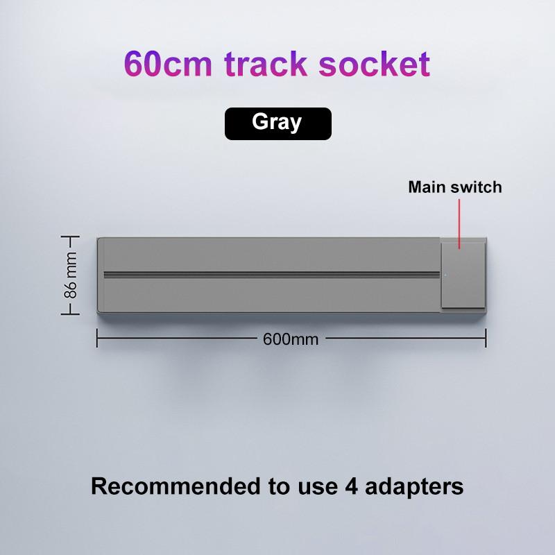 8000 Вт Универсальные розетки для дома и офиса, выдвижные, сменные, настенные выключатели-розетки, водонепроницаемая настенная трековая розетка